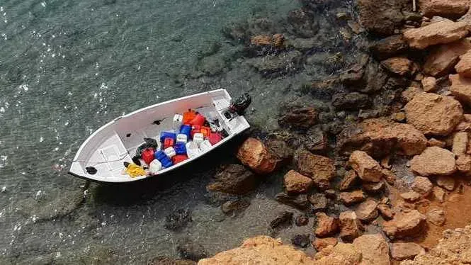 Arriben 15 migrants a s’Estufador de Formentera