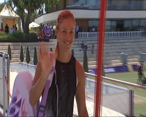 La+tennista+Angelique+Kerber%2C+n%C3%BAmero+1+del+m%C3%B3n%2C+entrena+a+Mallorca