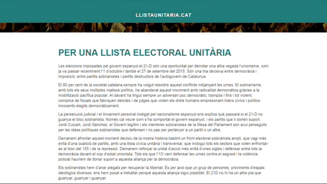 Puigdemont+fa+una+crida+a+una+llista+unit%C3%A0ria+pel+21-D