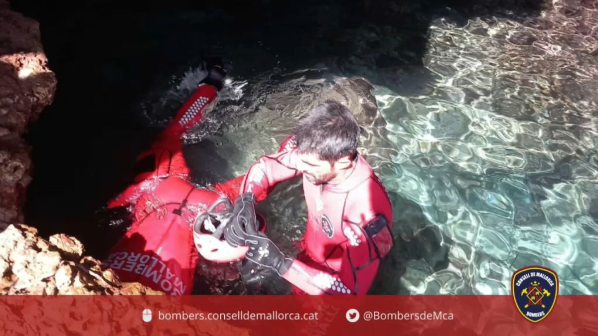 Rescaten un jove de l’interior d’una cova a Cala Morlanda, a Manacor