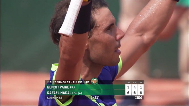 Bon+inici+de+Rafel+Nadal+a+Roland+Garros