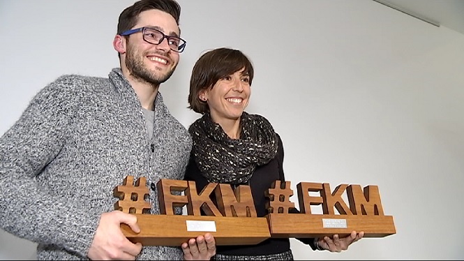 Joana Maria Cañellas i Joan Reinoso recullen els primers premis ‘Feim Kilòmetres’
