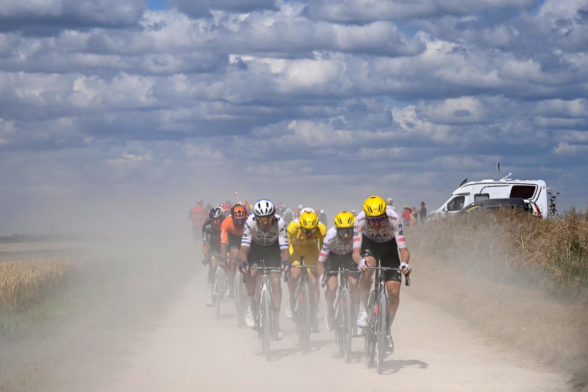 Etapa 9 del Tour de França 2024. EFE/EPA/BERNARD PAPON / POOL
