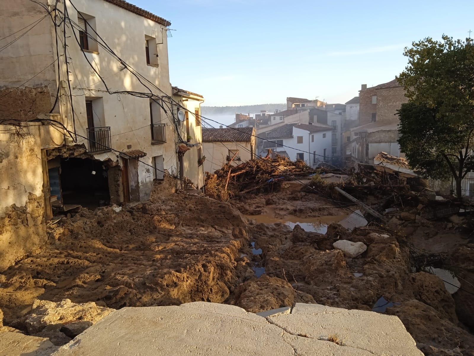 Els efectes de la DANA a Letur, Albacete. Foto Europa Press