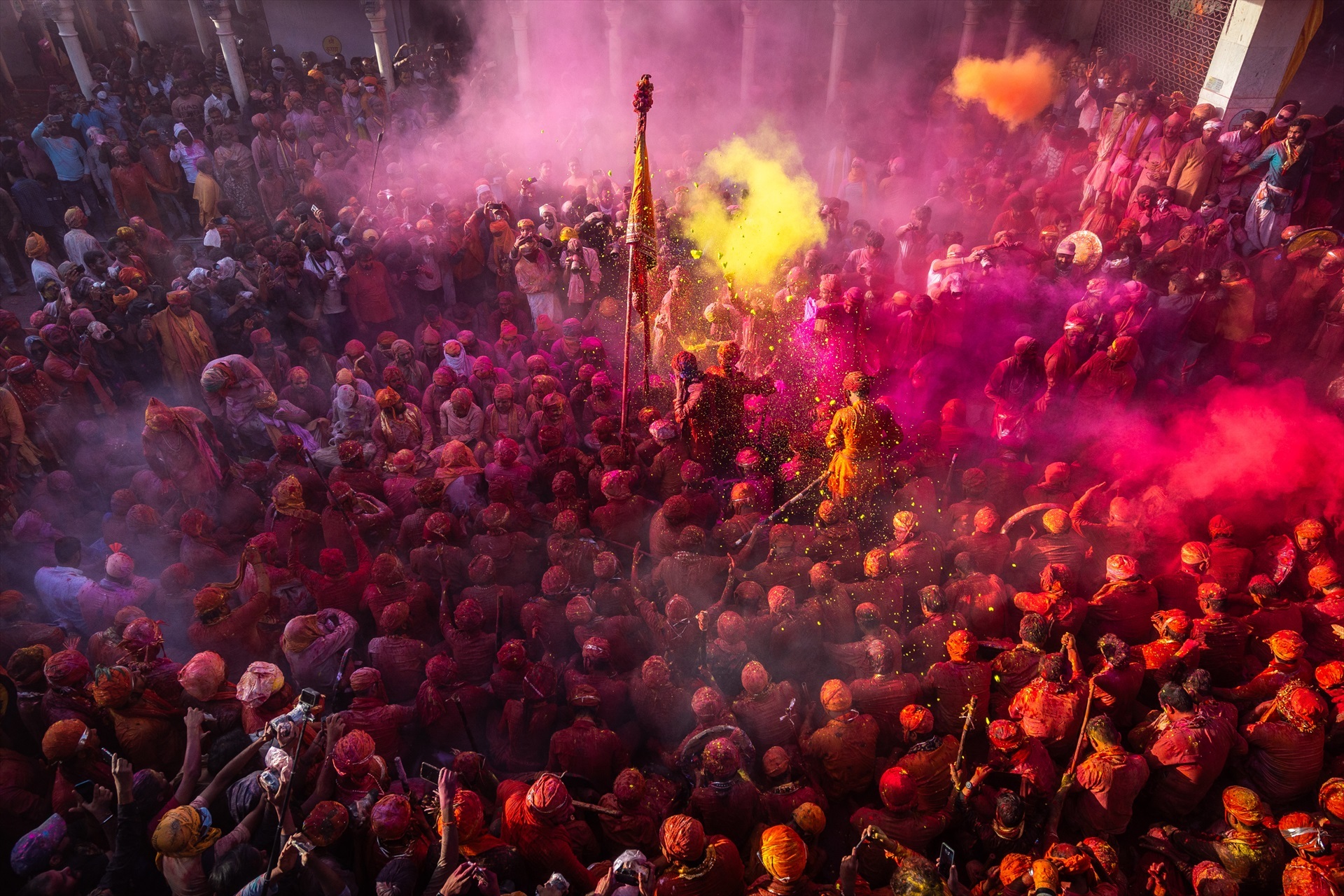 Festival Holi a Mathura Saurabh Sirohiya / Zuma Press / dpa 